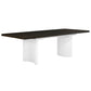Carena - Dining Table With Leaf - White & Brown