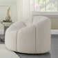 Osmash - Chair With Swivel - White Teddy Sherpa