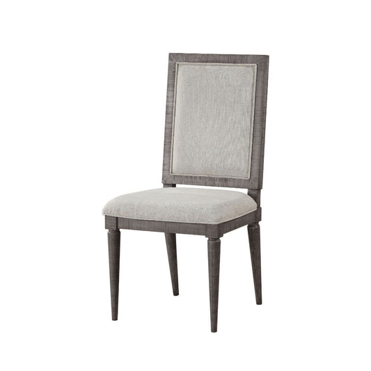 Artesia - Side Chair Set of 2) - Beige Fabric & Salvaged Natural