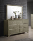 Beaumont - 7-Drawer Dresser With Mirror - Champagne