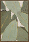 "Verdant Essence II" Hand-Embellished Canvas In Frame - Green / Gold / Natural Wood