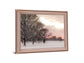 Icy Dawnview - 28" x 34" Framed Wall Art - Pink