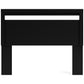 Finch - Queen Panel Headboard - Black