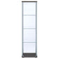 Bellatrix - 4-Shelf Clear Glass Curio Cabinet