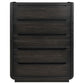 Leandro - 5-Drawer Bedroom Chest Of Drawers - Burnished Black