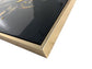 Crowned Noir II Gloss Canvas With Glitter In Frame - Black / Gold