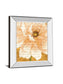 Beautiful Cream Peonies Script Il By Patricia Pinto - Mirror Framed Print Wall Art - Gold