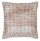 Nashlin - Pillow (Set of 4) - White / Rust