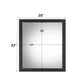 Eos - Mirror - Walnut & Black