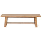 Middleton - Wood Backless Dining Bench Natural - Brown