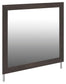 Shaehartin - Bedroom Mirror - Dark Brown