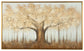 Dalewick - Wall Art - Brown / Gray / Gold Finish