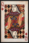 Royal Card IV Hand-Embellished LED Canvas In Frame - Red / Ivory