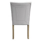 Charnell - Side Chair (Set of 2) - Gray Synthetic Leather & Oak