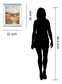 Hilltown Lanscanadian Art Prints Inc. E Il By Rosie Abrahams - Mirror Framed Print Wall Art - Beige