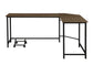 Bambina - Computer Desk - Oak & Black