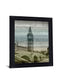 Foggy Landmark View - 28" x 34" Framed Wall Art - Gray