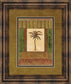 Classic Palm I By Rebecca Burton - Framed Print Wall Art - Light Brown