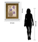 Sophistication I By Nan - Mirror Framed Print Wall Art - Light Brown