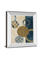 Harmony Il By Tom Reeves - Mirror Framed Print Wall Art - Beige