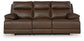 Vonryan - Power Reclining Sofa With Adj Headrest - Tobacco