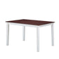 Green Leigh - Dining Table - White & Walnut