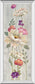 Retro Floral I By Silvia Vassileva - Mirrored Frame Wall Art - Light Gray