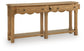 Whitmund - Console Sofa Table - Light Brown