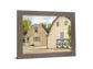 Summer Barns - 28" x 34" Framed Wall Art - Beige