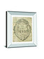Letter Crest IIa Vintage V2 By Wild Apple Portfolio - Mirror Framed Print Wall Art - Beige