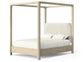 Solano - 85" Queen Canopy Bed - Weathered Mango