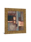 Fall I With Leaf By Laurie Fields - Framed Print Wall Art - Light Brown