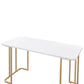 Estie - Writing Desk Same Ac00902) - White & Gold
