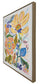 Petal Reverie I Hand-Embellished Canvas In Frame - Natural / Multicolor