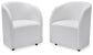 Rowanbeck - Dining Upholstered Arm Chair (Set of 2) - Ivory