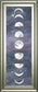 Moon Chart Il By Naomi Mccavitt - Framed Print Wall Art - Dark Gray