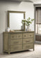 Hazlewood - 6-Drawer Bedroom Dresser Cabinet