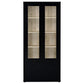 Hawthorne - 4-Shelf Glass Door Tall Cabinet With Drawers