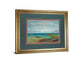 Wispy Clouds By Silvia Vassileva - Framed Print Wall Art - Blue
