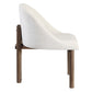 Ouida - Side Chair (Set of 2) - Beige Linen & Brown