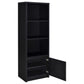Winfield - 3-Sheld Media Tower Entertainment Pier - Black