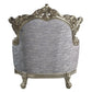 Miliani - Chair With Pillow - Fabric & Antique Bronze