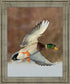 Mallard Glide - 28" x 34" Framed Wall Art - Green