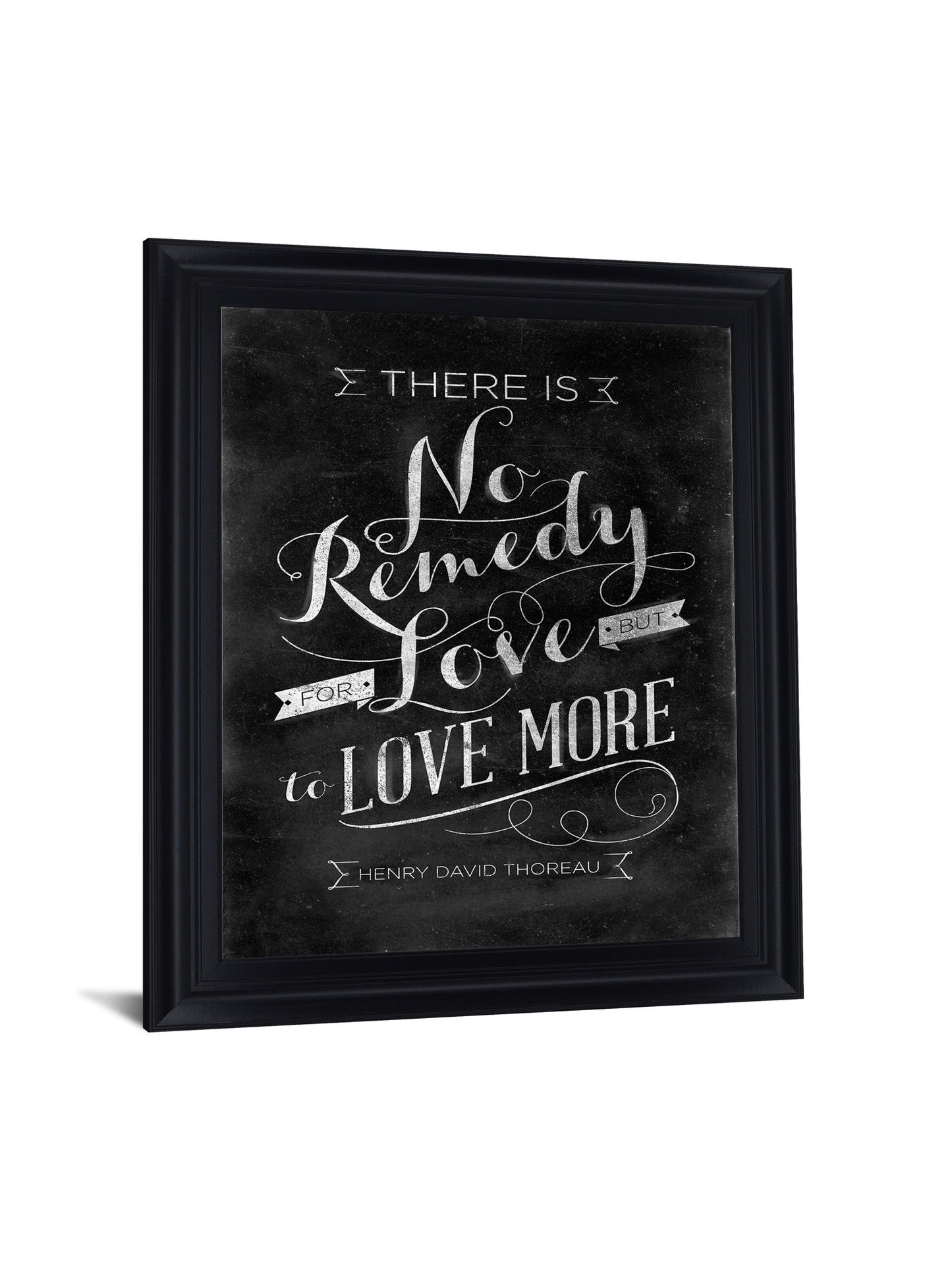Chalk Wisdom - 28" x 34" Framed Wall Art - Black