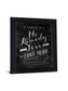 Chalk Wisdom - 28" x 34" Framed Wall Art - Black