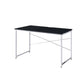 Tennos - Vanity Desk (Same 93195) - Black & Chrome