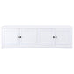 Laughlin - 4 Door Engineered Wood TV Stand - White