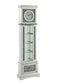 Noralie - 63" Standing Grandfather Clock With LED - Mirrored & Faux Diamonds