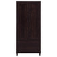 Wadeline - 2 Door Tall Accent Storage Cabinet - Rustic Tobacco
