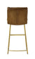 Alsey - Bar Chair - Saddle Brown Top Grain Leather